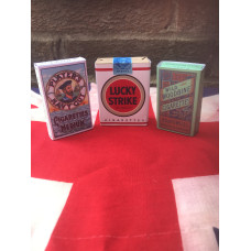 MILITARY PROP HIRE - 1939 - 45 WW2 Cigarette packets - empty