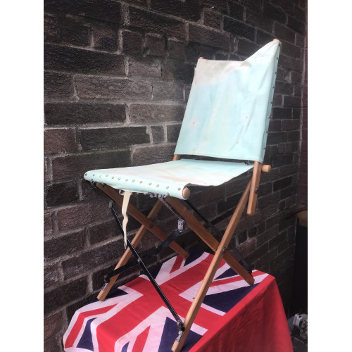 MILITARY PROP HIRE - WW1 WW2 British officers folding campaign chair