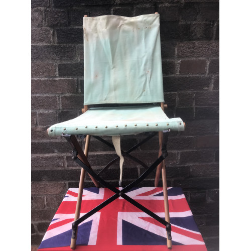 MILITARY PROP HIRE - WW1 WW2 British officers folding campaign chair