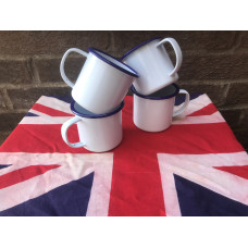MILITARY PROP HIRE - WW2 British Army tin mugs