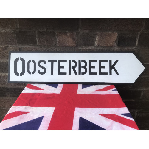 MILITARY PROP HIRE - WW2 SIGN Oosterbeek
