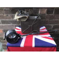 MILITARY PROP HIRE - WW2 British Army Morse code key and lamp