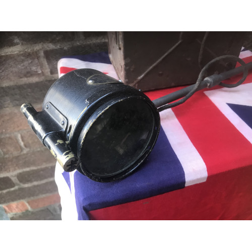 MILITARY PROP HIRE - WW2 British Army Morse code key and lamp