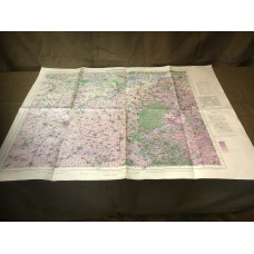 MILITARY PROP HIRE - WW2 British Map of Begium and N France 1942