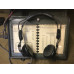 MILITARY PROP HIRE - WW2 radio wave finder with mike and headset