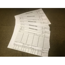 MILITARY PROP HIRE - British WW2 Radio Transmission paperwork