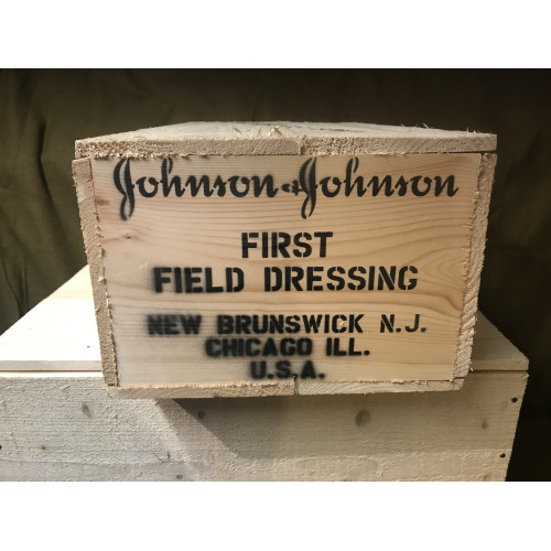 MILITARY PROP HIRE - WW2 US Lend Lease medical supplies crates