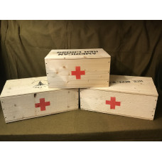 MILITARY PROP HIRE - WW2 US Lend Lease medical supplies crates