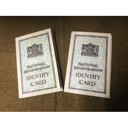 MILITARY PROP HIRE - British WW2 Identity card