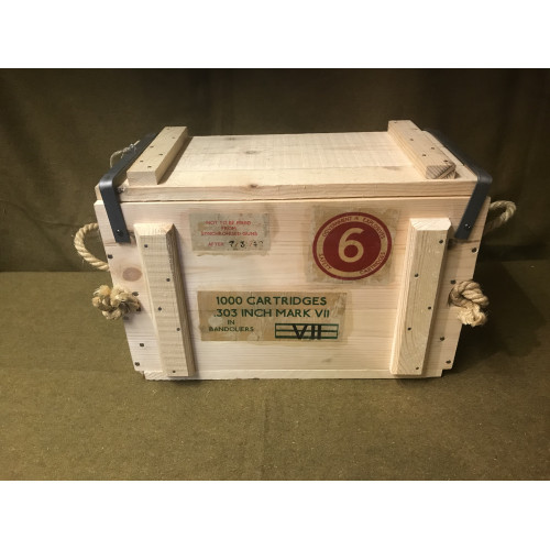 MILITARY PROP HIRE - WW2 British ammo crates