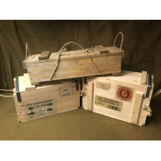 MILITARY PROP HIRE - WW2 British ammo crates