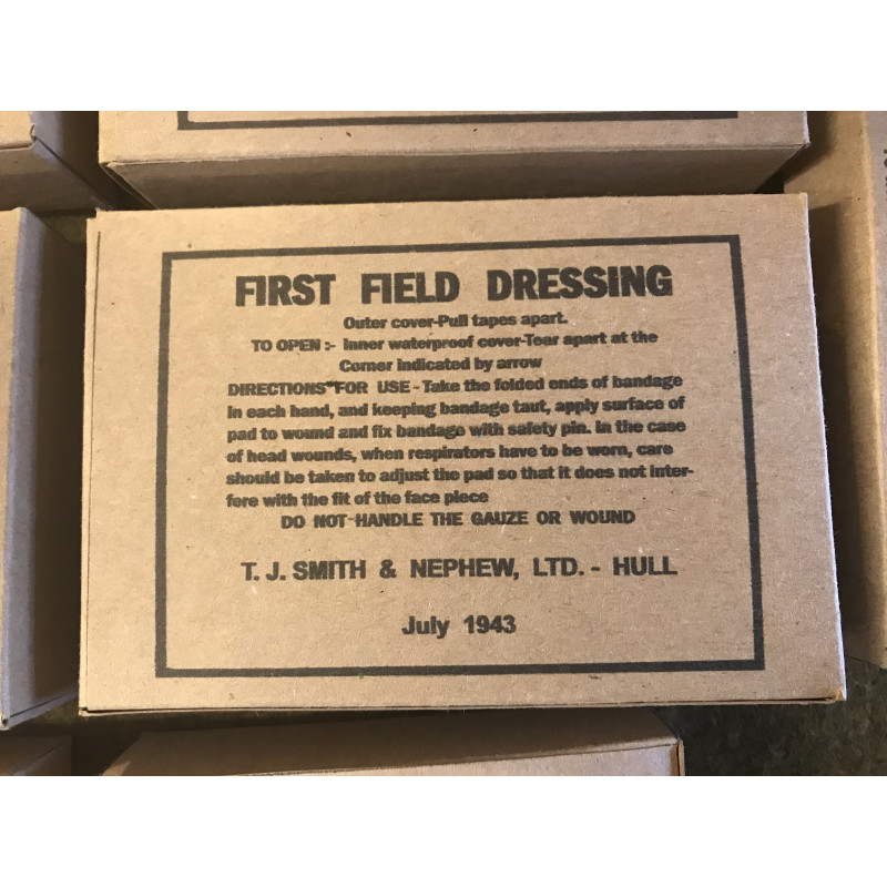 MILITARY PROP HIRE - Red Cross medical field dressing boxes
