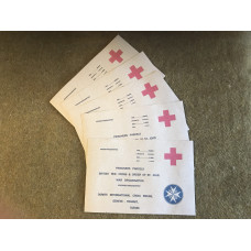 MILITARY PROP HIRE - British Red Cross Parcel labels