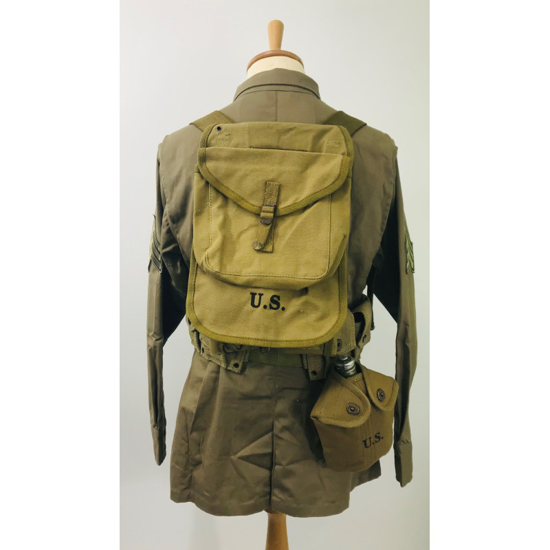 WW2 US equipment prop hire - Infantry Webbing Set