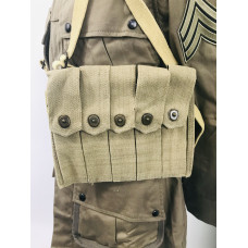 WW2 US equipment  - Thompson 30 round mag pouch