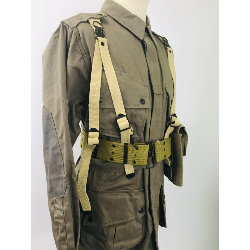WW2 US equipment prop hire - M1936 suspenders y straps