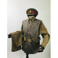 WW2 British officer battle dress with leather Jerkin - for hire