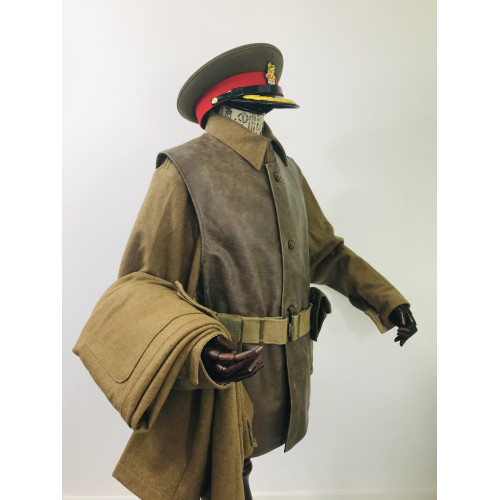 WW2 British officer battle dress with leather Jerkin - for hire