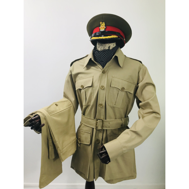 WW2 British officer uniform KD North Africa for hire