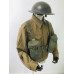 WW2 British Army soldier Uniform with webbing and helmet for hire
