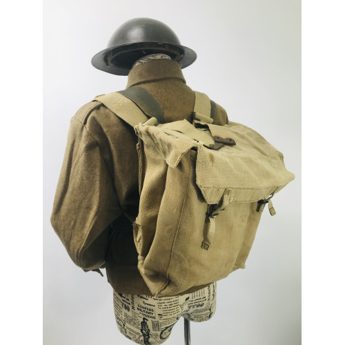 WW2 British Army equipment prop hire - back pack