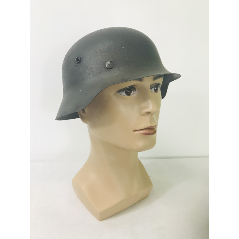  WW2 German  helmet hire - DARK GREY