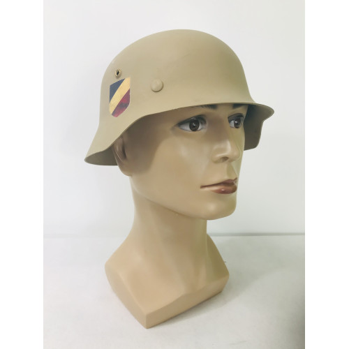  WW2 German  helmet hire - afrika korps