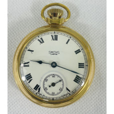 1951 Gold Plate Open Face Pocket Watch