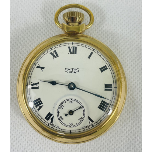 1951 Gold Plate Open Face Pocket Watch