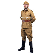WW2 Italian army Sahariani Tropical M40 Bustina, Tunic and breeches