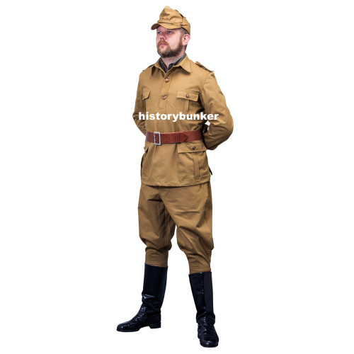 WW2 Italian army Sahariani Tropical M40 Bustina, Tunic and breeches