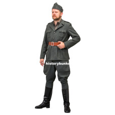 WW2 Italian army grigio verde M40 tunic, m40 trousers and bustina