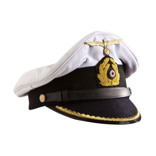 Kriegsmarine Officer Visor Cap - WW2 German Officers Cap