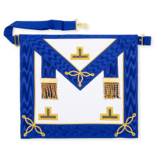 Lambskin Leather Masonic Craft Provincial (LGR) Undress Apron & Levels Regalia