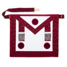 Lambskin Masonic Craft Provincial Stewards Apron with Rosettes