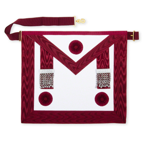 Lambskin Masonic Craft Provincial Stewards Apron with Rosettes