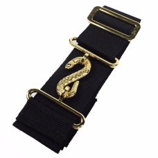 Masonic Apron Belt - Black
