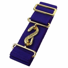 Masonic Apron Belt - Purple