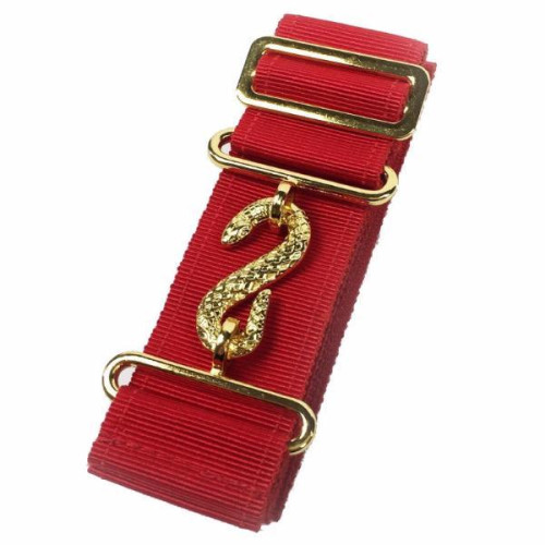 Masonic Apron Belt - red