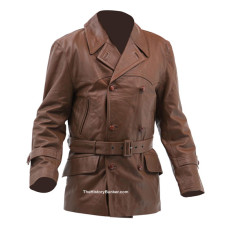 British 1920's Motor Racing Leather Jacket