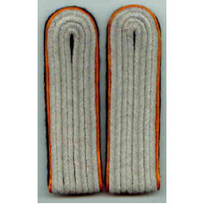 German SS Shoulder Boards - Leutenant - Captain Ranks - Feldgendarmerie