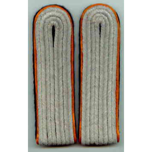 German SS Shoulder Boards - Leutenant - Captain Ranks - Feldgendarmerie