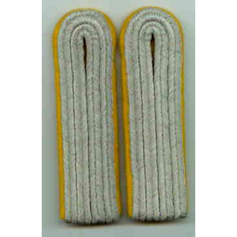 German Heer Army Shoulder Boards - Lieutenant - Captain Ranks - Signals