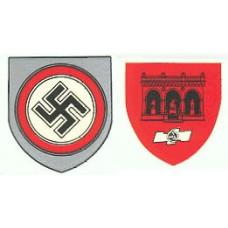 M35/M42 German Helmet Decal - SA Decal