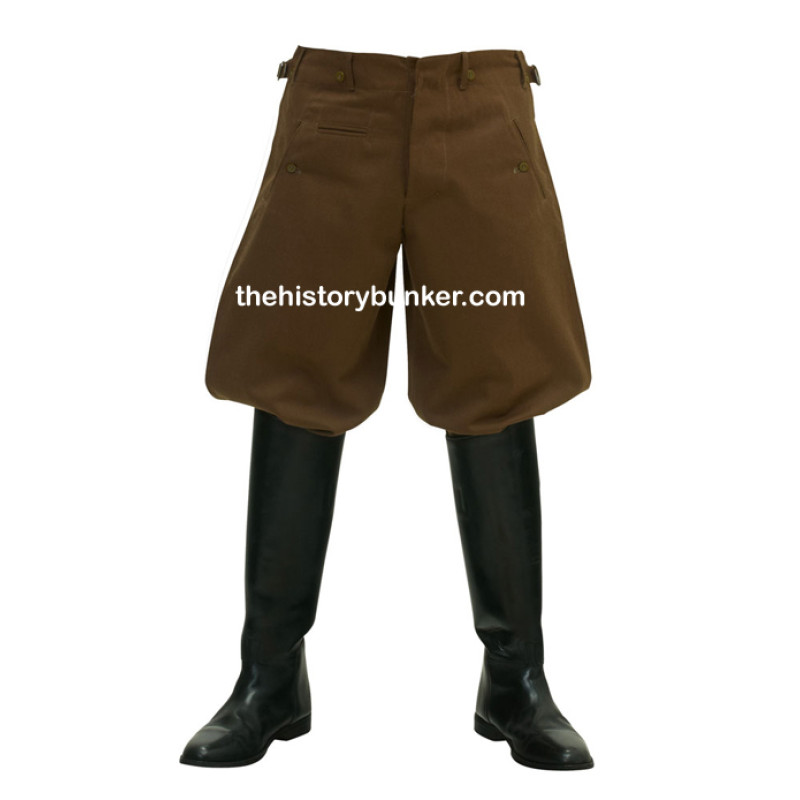 WW2 German Officer tricot breeches - SA trousers - brown