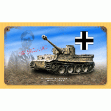 WW2 German Metal Road sign "Rommel - The Desert Fox"