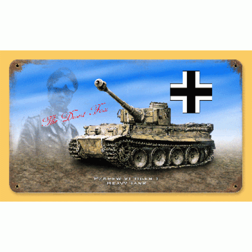 WW2 German Metal Road sign "Rommel - The Desert Fox"