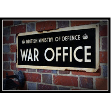 War Office - vintage WW2 road and place name sign