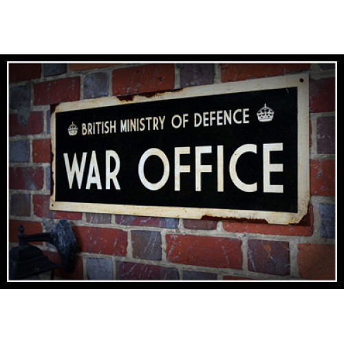 War Office - vintage WW2 road and place name sign