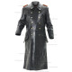 German SENIOR Officers Horsehide Great Coat - WW2 German Leather Coat